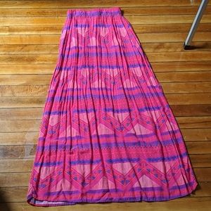 Multicolor Maxi Skirt